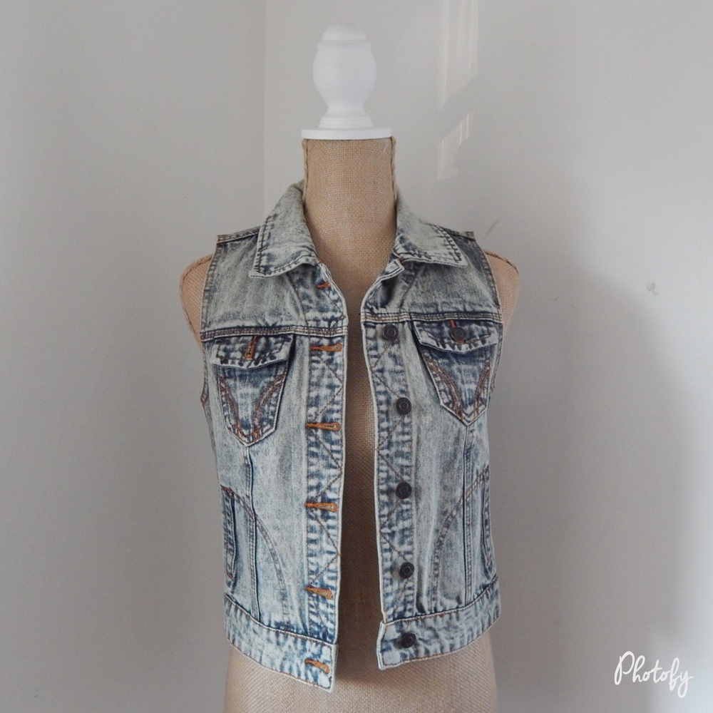 Thread and supply denim vest!